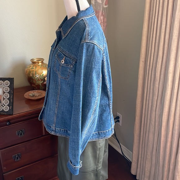 Vintage jean jacket. Coldwater Creek. - Picture 2 of 7